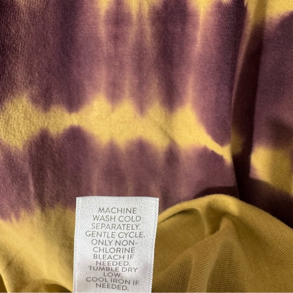 J. Jill Pure Jill Artist Palette Tie Dyed Long Sleeve Tee shirt - Picture 7 of 9